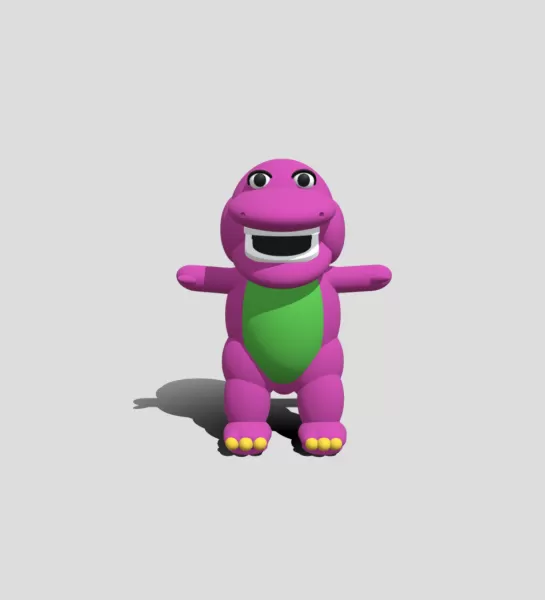 Barney the Dinosaur - Model preview 1