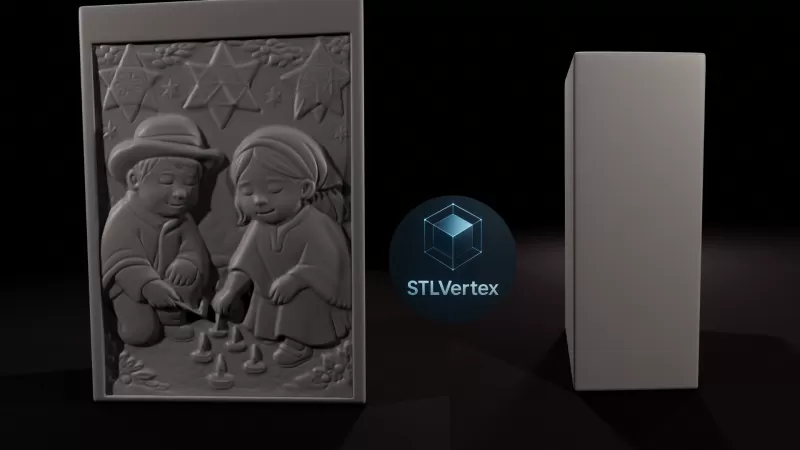 Christmas Candle - Model preview 5