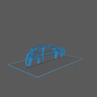 Renault - Megane 3 RS Wall Art - Model thumbnail 1