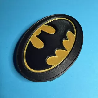 Batman Logo Snaplock Belt Buckle - Model thumbnail 5