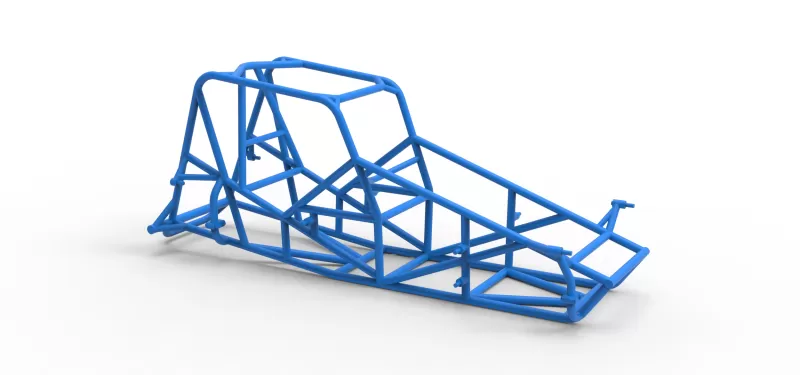 Frame of Silver Crown Car Version 3 Scale 1:25 - Model preview 17