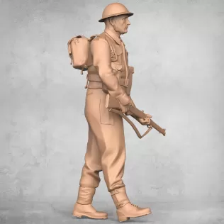 Military Soldier Statue