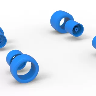 Wheel Set of Pavement Silver Crown Car Scale 1:25 - Model thumbnail 10