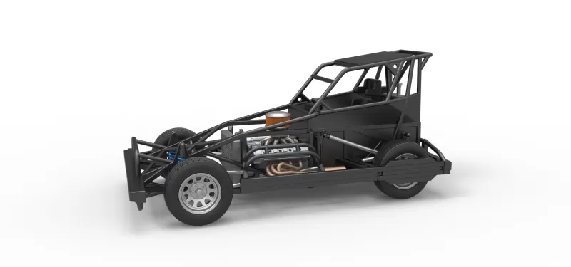 New Zealand Superstock car Base Version 4 Scale 1:25 - Model preview 1