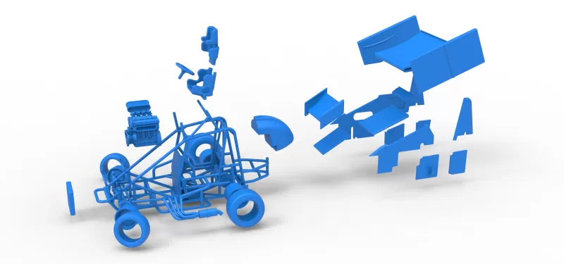 New Zealand Minisprint while turning Scale 1:25 - Model preview 28