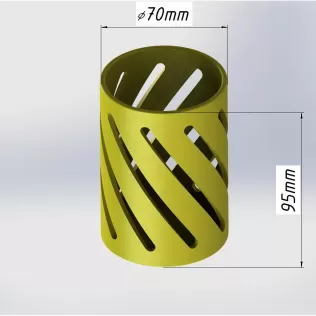 Pencil Holder Desk Organizer - Model thumbnail 2