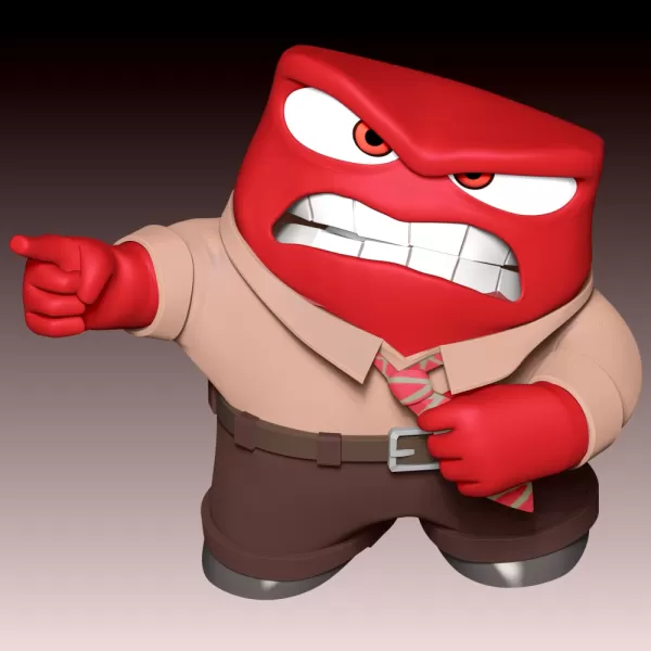 Anger Fan Art - Model preview 5