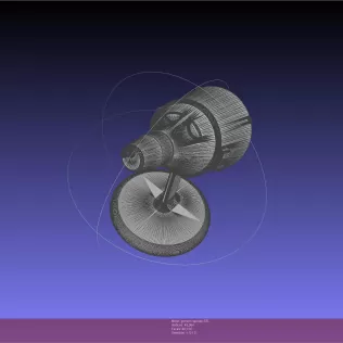 Gemini Capsule Printable Board Game Scale Space Race Micro Minia - Model thumbnail 5