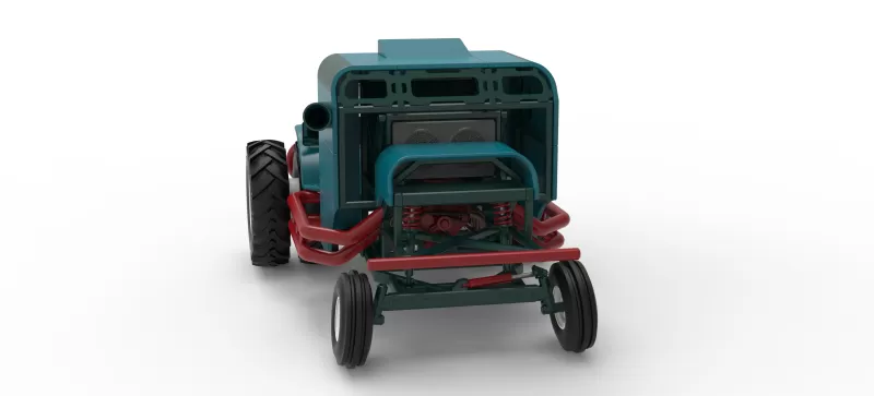Racing Combine Harvester Version 2 Scale 1:25 - Model preview 14