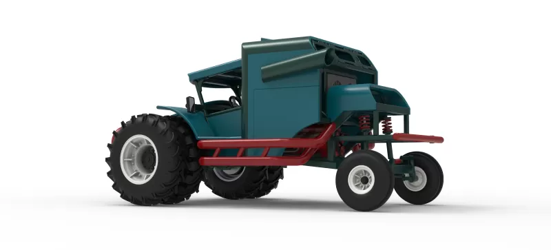 Racing Combine Harvester Version 2 Scale 1:25 - Model preview 13