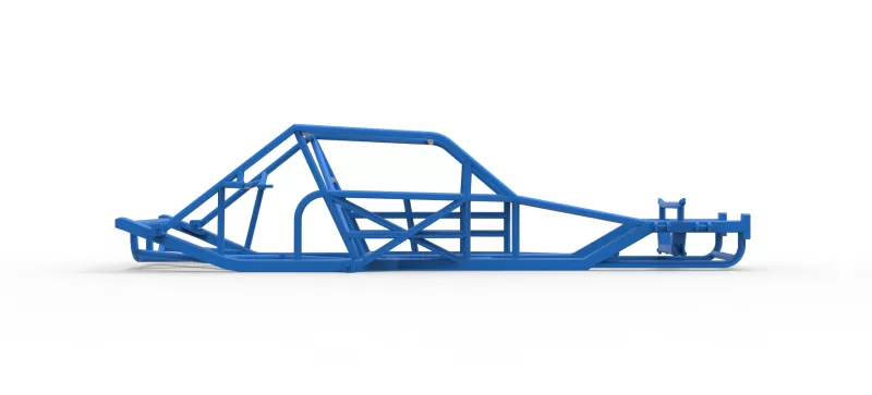 Frame of Vintage Asphalt Modified stock car V2 Scale 1:25 - Model preview 15