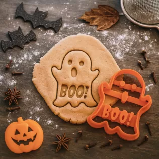 Halloween Ghost Cookie Cutter, Halloween Surprise & Gift