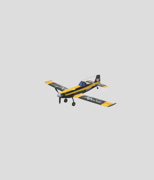 Plane Low Poly - Model preview 1