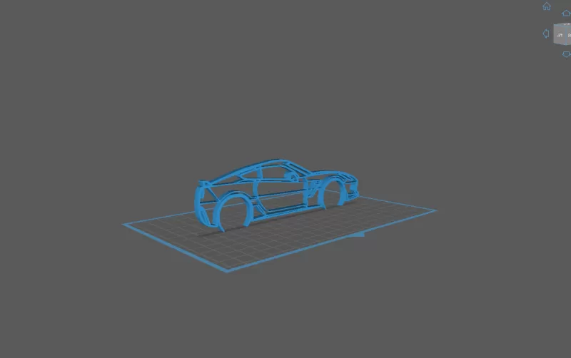 Chevrolet - Corvette C7 Z06 Wall Art - Model preview 1