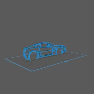Chevrolet - Corvette C7 Z06 Wall Art - Model thumbnail 1