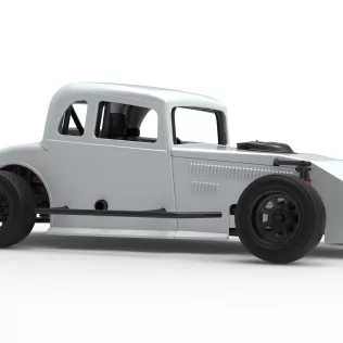 Canadian vintage modified stock car Scale 1:25 - Model thumbnail 25