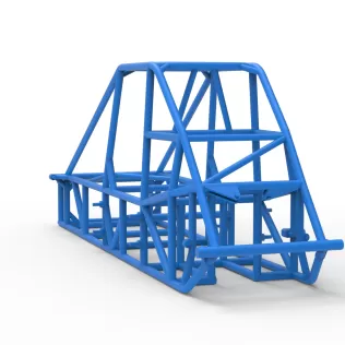 Frame of Experimental Pavement Silver Crown Car V3 Scale 1:25 - Model thumbnail 10