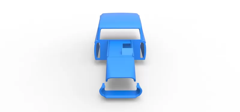 Shell of Vintage Asphalt Modified stock car V7 Scale 1:25 - Model preview 6