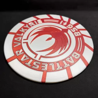 Battlestar Valkyrie BSG-41 Wall Plaque - Model thumbnail 5