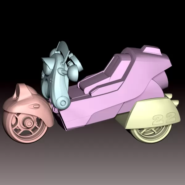 Liberty Scooter Paw Patrol - Model preview 11