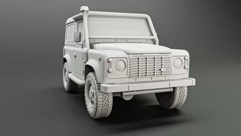 1997 Land Rover Defender 90 #RoZ - Model preview 7