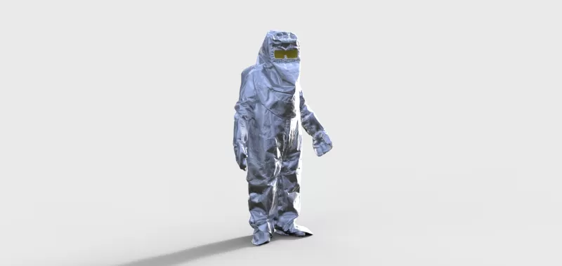 Figure firefighter - Model preview 1