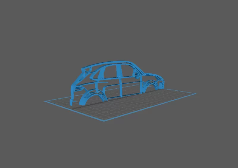Porsche - Cayenne Wall Art - Model preview 1
