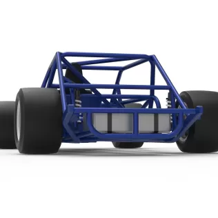 Vintage Asphalt Modified stock car Base V6 Scale 1:25 - Model thumbnail 15