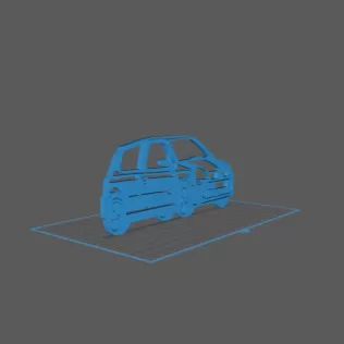 Renault - Clio 2 RS Phase 2 Wall Art - Model thumbnail 1
