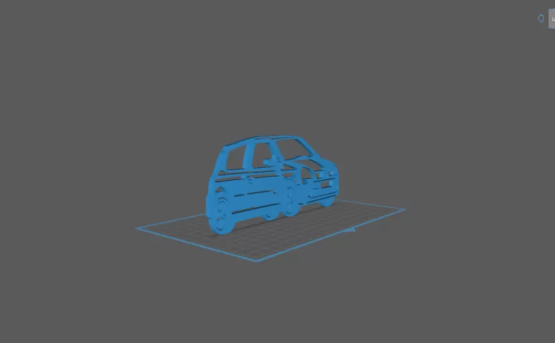 Renault - Clio 2 RS Phase 2 Wall Art - Model preview 1