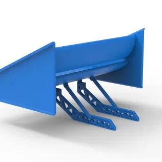 Wing of Supermodified front engine race car V4 Scale 1:25 - Model thumbnail 9