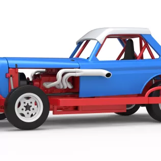 New Zealand Vintage Stock car Scale 1:25 - Model thumbnail 2