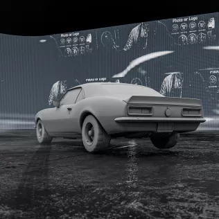 Chevrolet Camaro SS 1967 – 3D Printable Car Model - Model thumbnail 4