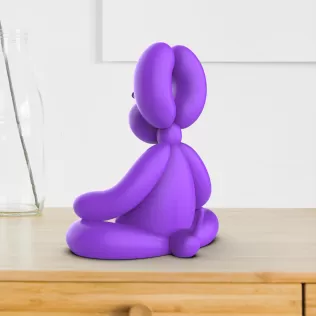 Buddha Balloon Dog, 3D Sculpture Decor Dog, Funny Dog Lover Gift - Model thumbnail 1