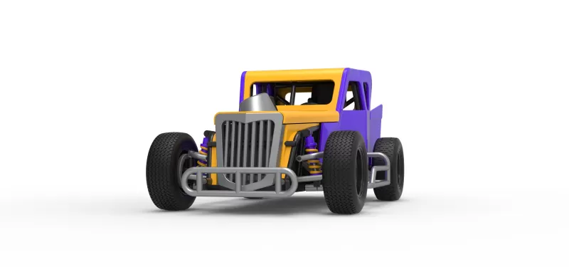 Dwarf car Version 2 Scale 1:25 - Model preview 6