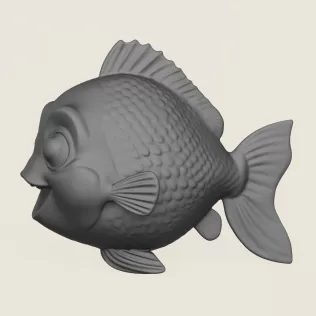 Fish 03 Print Ready 3D Model - Model thumbnail 3