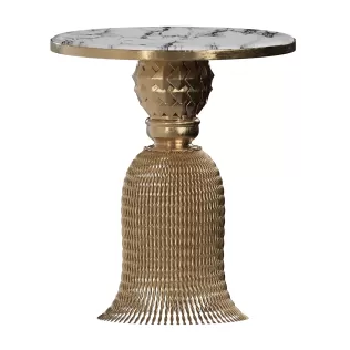 Kay Marble Table with Tassels - Model thumbnail 1