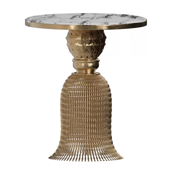 Kay Marble Table with Tassels - Model preview 1