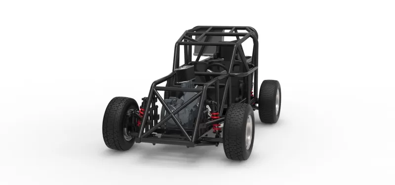 Mod Lite race car Base Scale 1:25 - Model preview 5