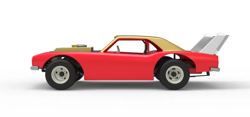 Vintage Semi-Late Model Stock Car Scale 1:25 - Model preview 9