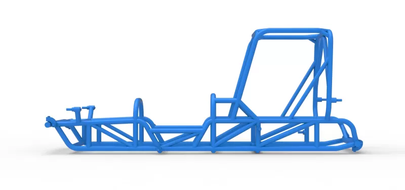 Frame of Dirt Silver Crown Champ car Version 2 Scale 1:25 - Model preview 6