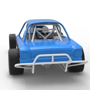 Vintage Dirt Modified stock car Version 10 Scale 1:25 - Model thumbnail 14