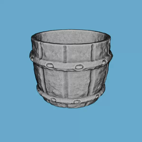 Weathered Clay Pot - Model preview 4