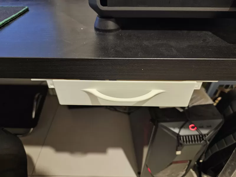 Simple Under-Desk Drawer - Model preview 2