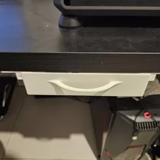 Simple Under-Desk Drawer - Model thumbnail 2