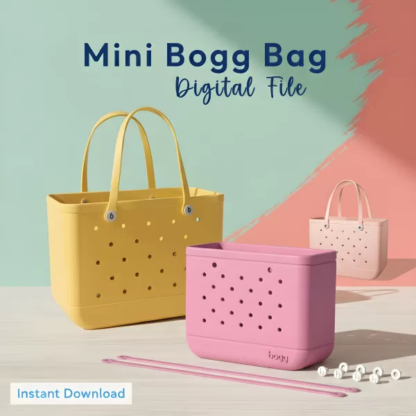 Mini Bogg Bag, Bogg Bag Keychain, Stanley Cup Bag Accessories - Model preview 6