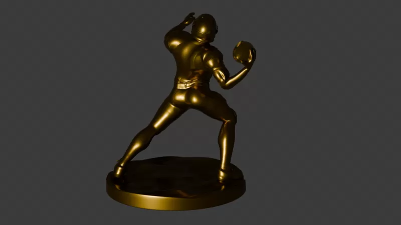 PACK OF 4 POSITIONS - 3D AMERICAN SOCCER PLAYERS - Model preview 8