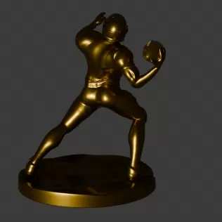 PACK OF 4 POSITIONS - 3D AMERICAN SOCCER PLAYERS - Model thumbnail 8