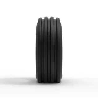 Tractor front tire 2 deflated Scale 1:25 - Model thumbnail 4