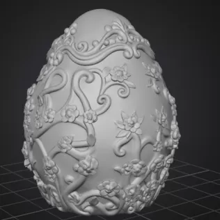 Fantasy Egg House – STL File 3D Printable - Model thumbnail 9